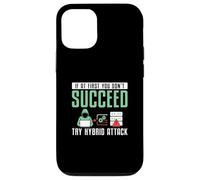 If At First You Don't Succeed Try Hybrid Attack Cyber Geek Case for iPhone 12/12 Pro