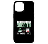 If At First You Don't Succeed Try Hybrid Attack Cyber Geek Case for iPhone 15