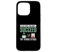 If At First You Don't Succeed Try Hybrid Attack Cyber Geek Case for iPhone 15 Pro Max