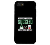 If At First You Don't Succeed Try Hybrid Attack Cyber Geek Case for iPhone SE (2020) / 7/8