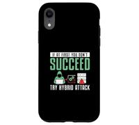 If At First You Don't Succeed Try Hybrid Attack Cyber Geek Case for iPhone XR