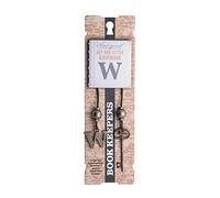 IF Book Keepers Personalised Bookmark - Letter W