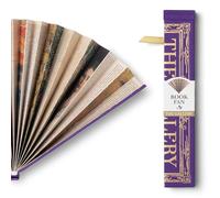 IF Book Lover’s Paper Fan - Elegant Handheld Fan, Perfect for Reading Outdoors, Gifts for Bibliophiles & Book Club Accessories - Gallery theme