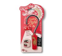 IF Book Lover's Reading Light - Warrior Dragon, Red/White