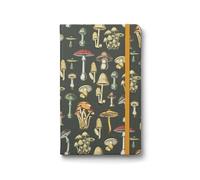 IF Bookaroo Notebook A5 Journal - Botanical Mushroom, 192 Pages, Faux leather