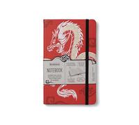 IF Bookaroo Notebook A5 Journal - Warrior Dragon, 192 Pages, Faux leather