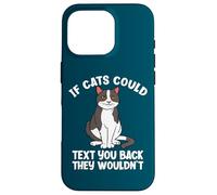 If Cats Could Text You Back They Wouldn't Funny Cat Lover Case for iPhone 16 Pro
