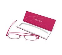 IF Compact Lenses Readers Slim Flat-Folding Unisex Reading Glasses - Berry, "+1.5"""