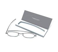 IF Compact Lenses Readers Slim Flat-Folding Unisex Reading Glasses - Storm, "+1.0"""