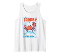 If Crabby Please Return Me to The Beach Funny Coastal Humor Tank Top