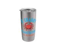 If Crabby Please Return to Beach Stainless Steel Insulated Tumbler