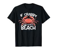 If Crabby Please Return to The Beach Coastal Road Journey T-Shirt