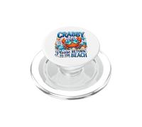If Crabby Please Return to the Beach Feeling Beachy Summer PopSockets PopGrip for MagSafe