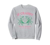 If Crabby Please Return to the Beach Funny Coastal Crab Fun Sweatshirt