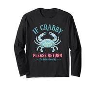If Crabby Please Return to The Beach Long Sleeve T-Shirt