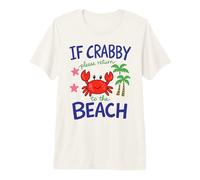 If Crabby Please Return to the Beach - Spring Break Kidcore Premium T-Shirt