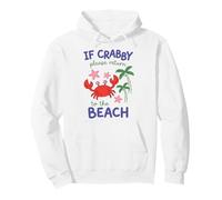 If Crabby Please Return to the Beach | Spring Break Kidcore Pullover Hoodie
