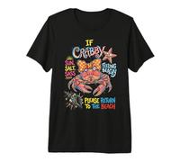 IF Crabby Return to THE Beach Funny Premium T-Shirt