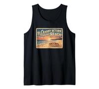 If Crabby Return to The Beach Vintage Crab Sunset Funny Tank Top
