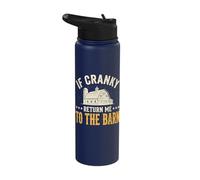 If Cranky Return Me to The Barn Stainless Steel Insulated Water Bottle