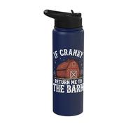 If Cranky Return Me to The Barn Stainless Steel Insulated Water Bottle