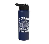 If Cranky Return Me to The Barn Stainless Steel Insulated Water Bottle