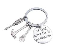 If Dad Can'T Fix It No One Can Hand Tools Keyring Father's Day Gift Key Chain Useful
