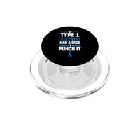If Diabetes Had Face Punch It Type 1 Diabetes Awareness T1D PopSockets PopGrip for MagSafe