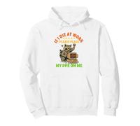 If Die at work Please place My PPE Raccoon Coworker Office Pullover Hoodie
