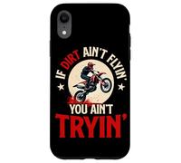 If Dirt Ain't Flyin' You Ain't Tryin' Dirtbike Case for iPhone XR