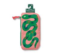 IF - Eclectionery Pencil Case - Soft Cotton Twill - Stationery Set - School Supplies - Boys & Girls - Snake