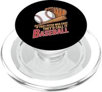 If Fast Pitch Was Easy They'd Call It Baseball - PopSockets PopGrip for MagSafe