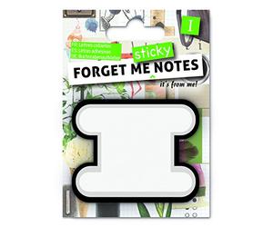 IF Forget Me Sticky Notes - Letter I