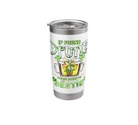 If Found Drunk Please Return to Bestie Irish Beer Glasses Stainless Steel Insulated Tumbler