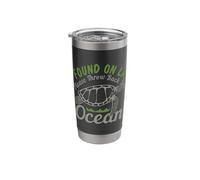If Found on Land Please Throw Back into Ocean | Sea Turtle Stainless Steel Insulated Tumbler