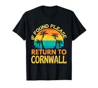 If Found Please Return To Cornwall, I Love Cornwall Day T-Shirt