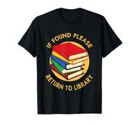 If Found Please Return to Library Book Worm T-Shirt
