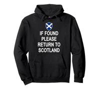 If Found Please Return To Scotland Funny Scottish Pullover Hoodie