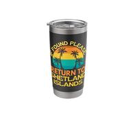 If Found Please Return to Shetland Islands, Shetland Islands Stainless Steel Insulated Tumbler
