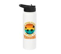 If Found Please Return to Yorkshire Love Yorkshire Day Retro Stainless Steel Insulated Water Bottle