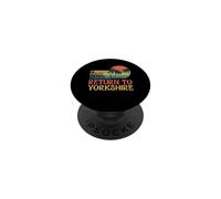 If Found Please Return To Yorkshire Retro Yorkshire Day PopSockets Adhesive PopGrip