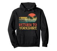 If Found Please Return To Yorkshire Retro Yorkshire Day Pullover Hoodie