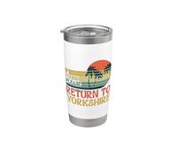 If Found Please Return to Yorkshire Retro Yorkshire Day Stainless Steel Insulated Tumbler