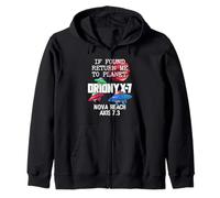 If Found Return Me To Planet Orionyx-7 Space Apparel Zip Hoodie