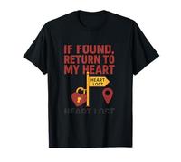 If Found Return to My Heart Funny Couples Novelty T-Shirt