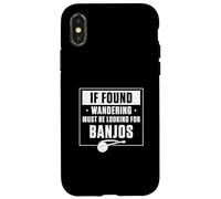 If Found Wandering Must Be Looking For Banjos A Banjo Player Case for iPhone X/XS