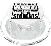 If found wondering please return to the students school fun PopSockets PopGrip for MagSafe