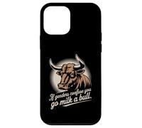 If Gender Confuse You Go Milk A Bull Funny Sarcastic Case for iPhone 12 mini