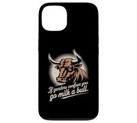If Gender Confuse You Go Milk A Bull Funny Sarcastic Case for iPhone 13