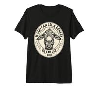 If God Can Use A Donkey He Can Use You Funny Premium T-Shirt